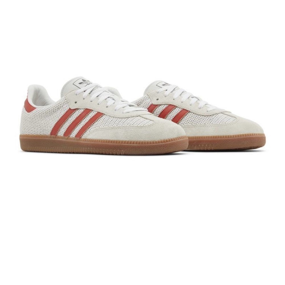 2024 Adidas Samba OG “Crystal whitePreloved Red” Male - 6.5 Women -7.5